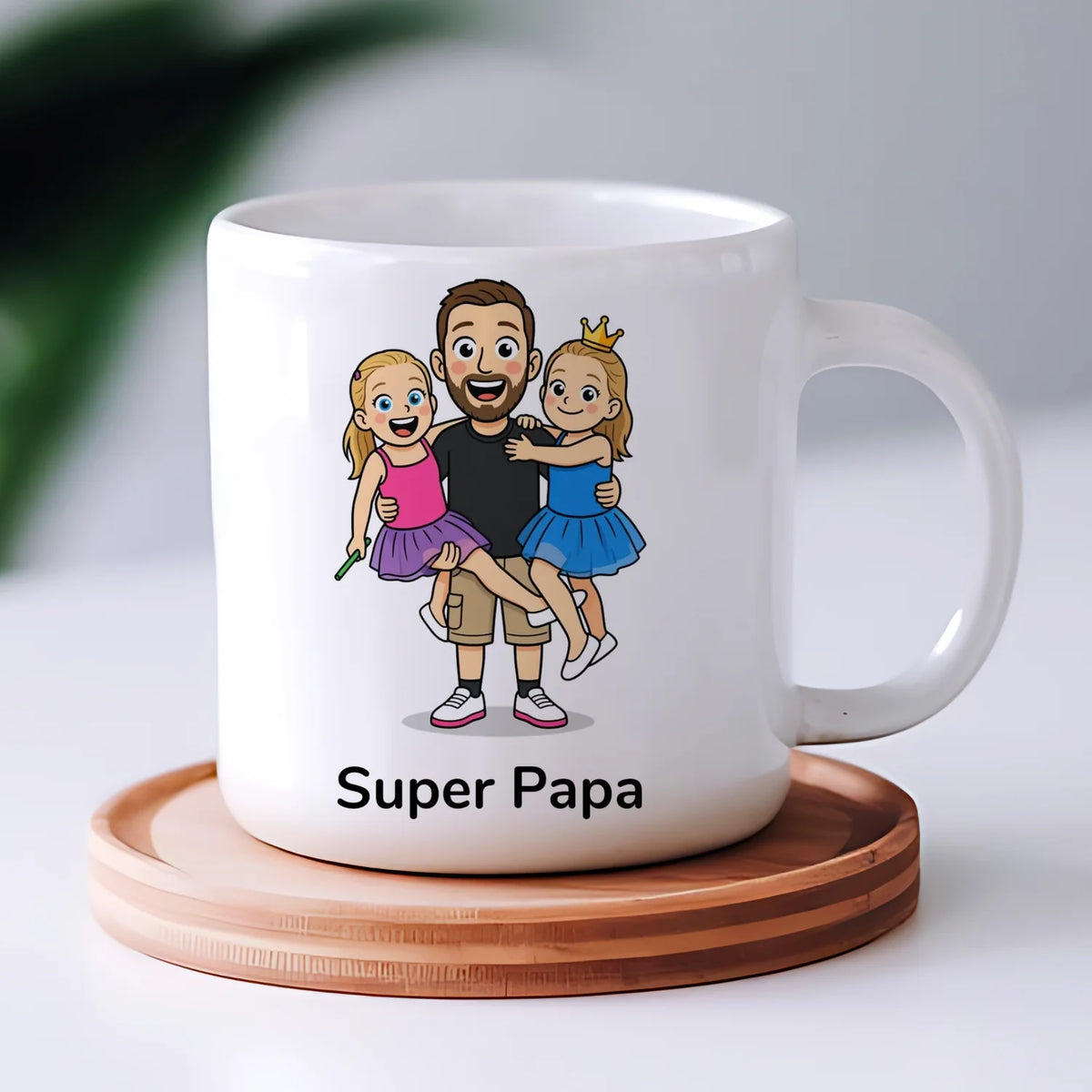 Mug personnalisé "Trop mignon"