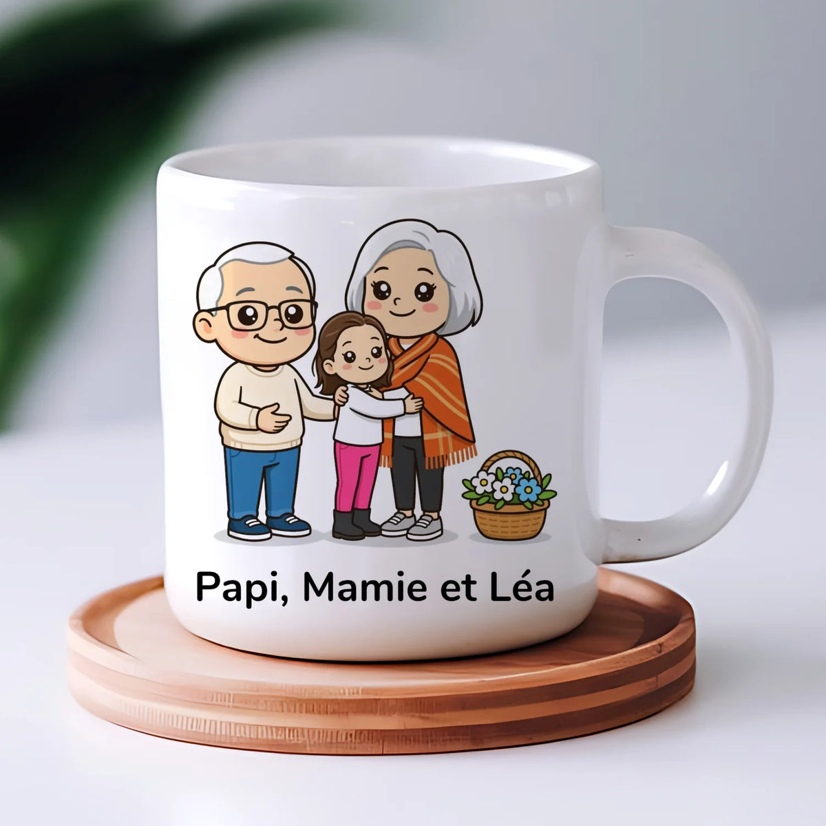 Mug personnalisé "Trop mignon"