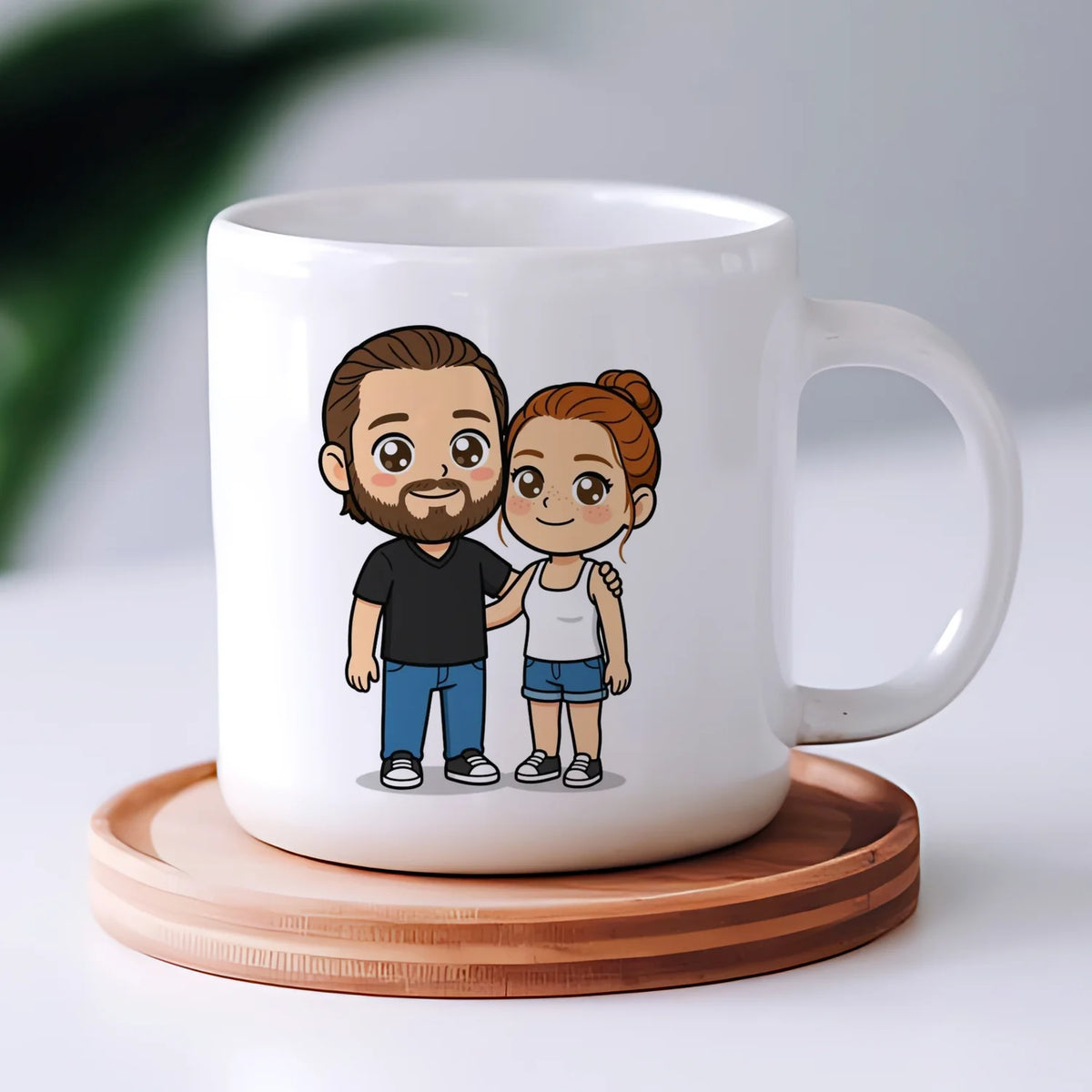 Mug personnalisé "Trop mignon"