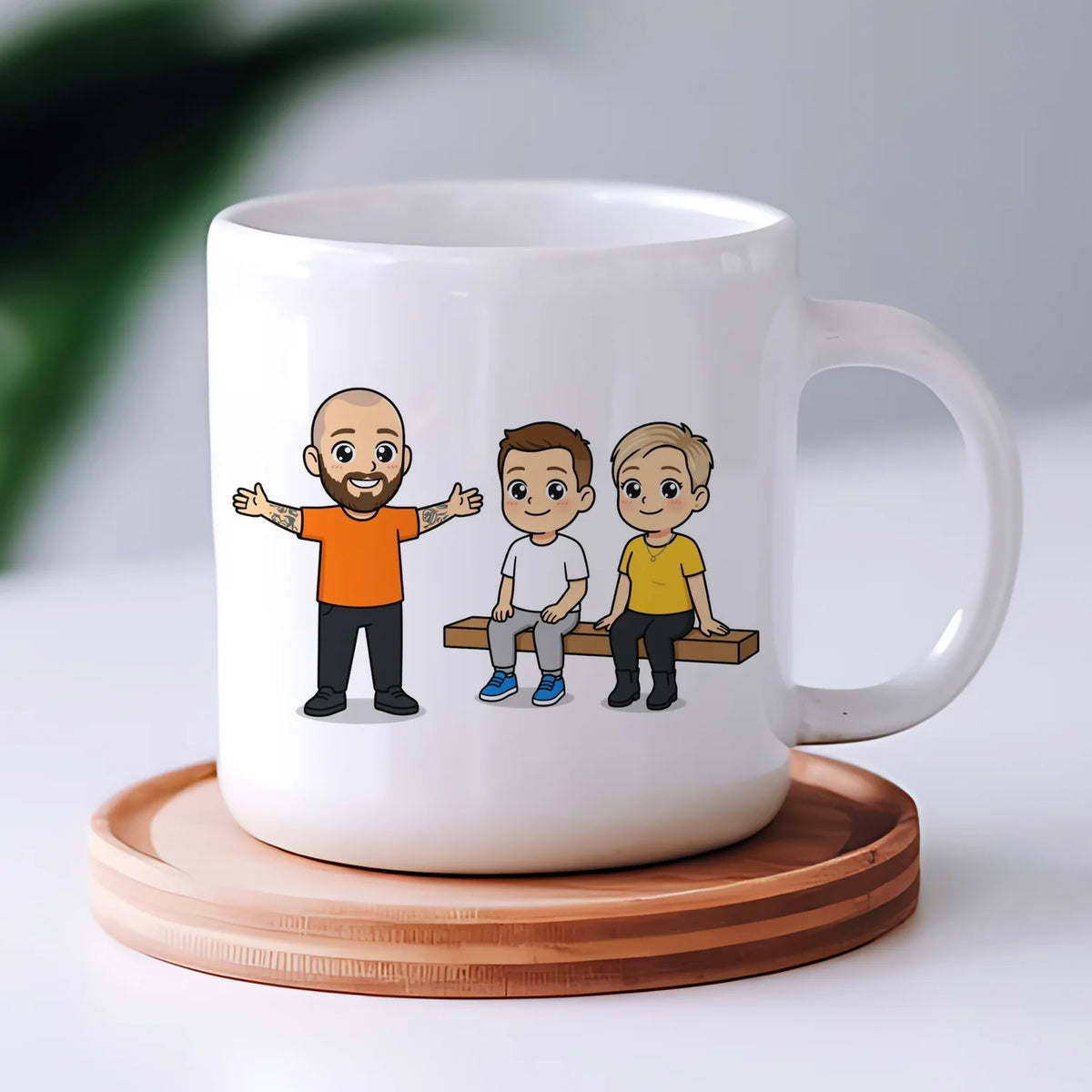 Mug personnalisé "Trop mignon"