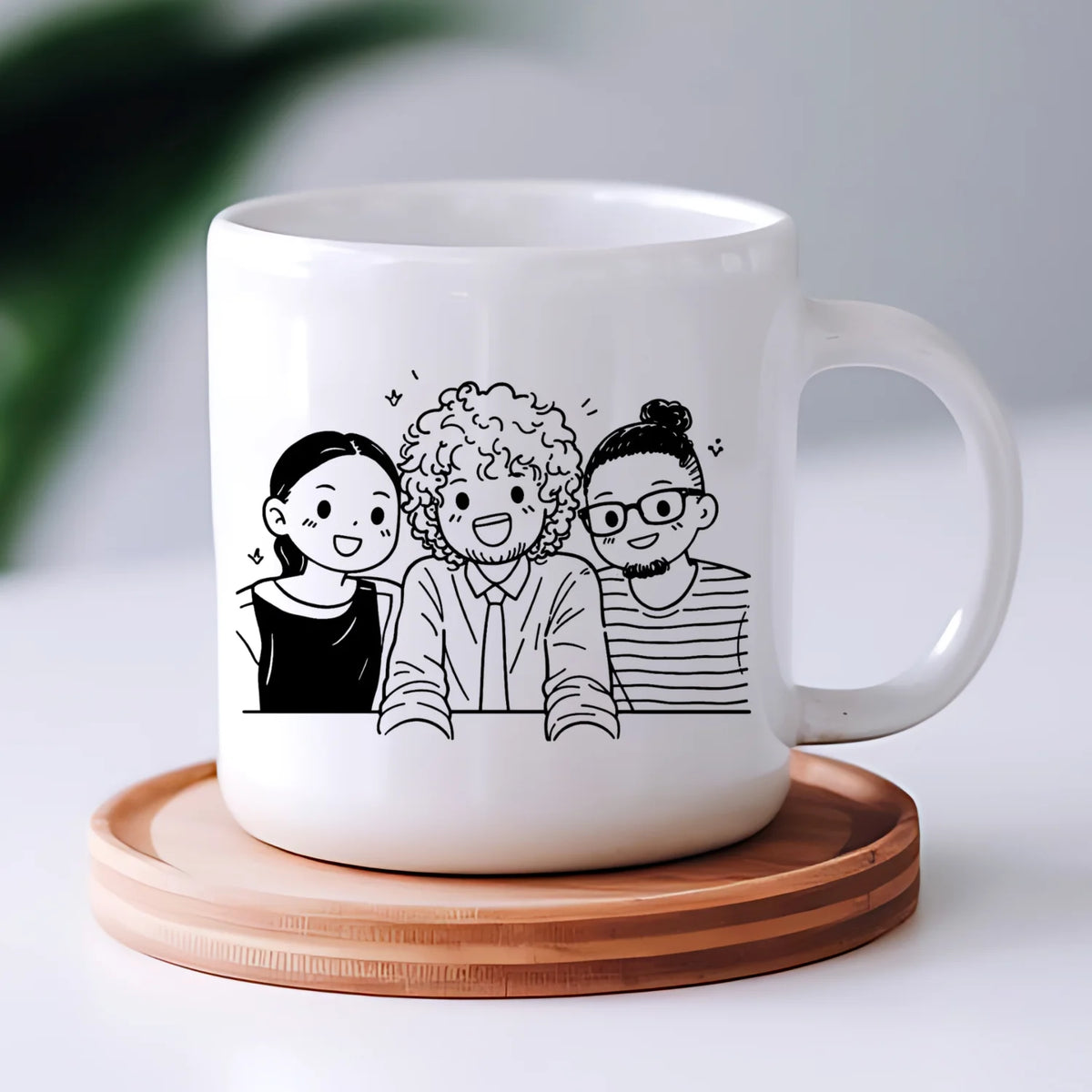 Mug personnalisé "Doodle Ink"