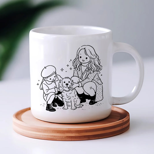 Mug personnalisé "Doodle Ink"