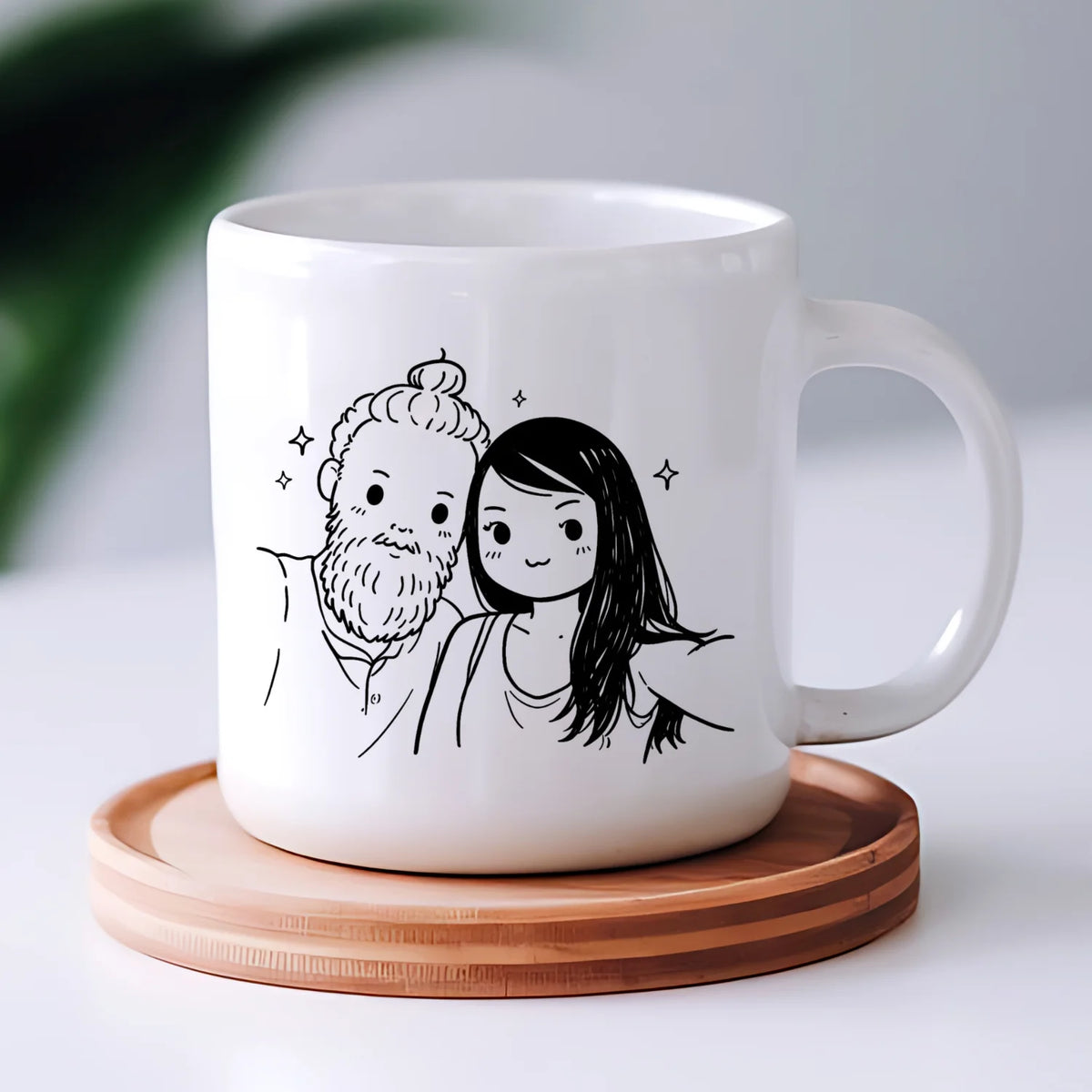 Mug personnalisé "Doodle Ink"