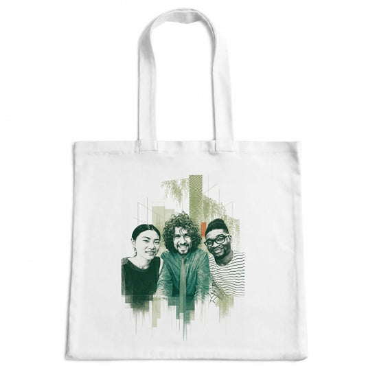 Custom "Strata" tote bag
