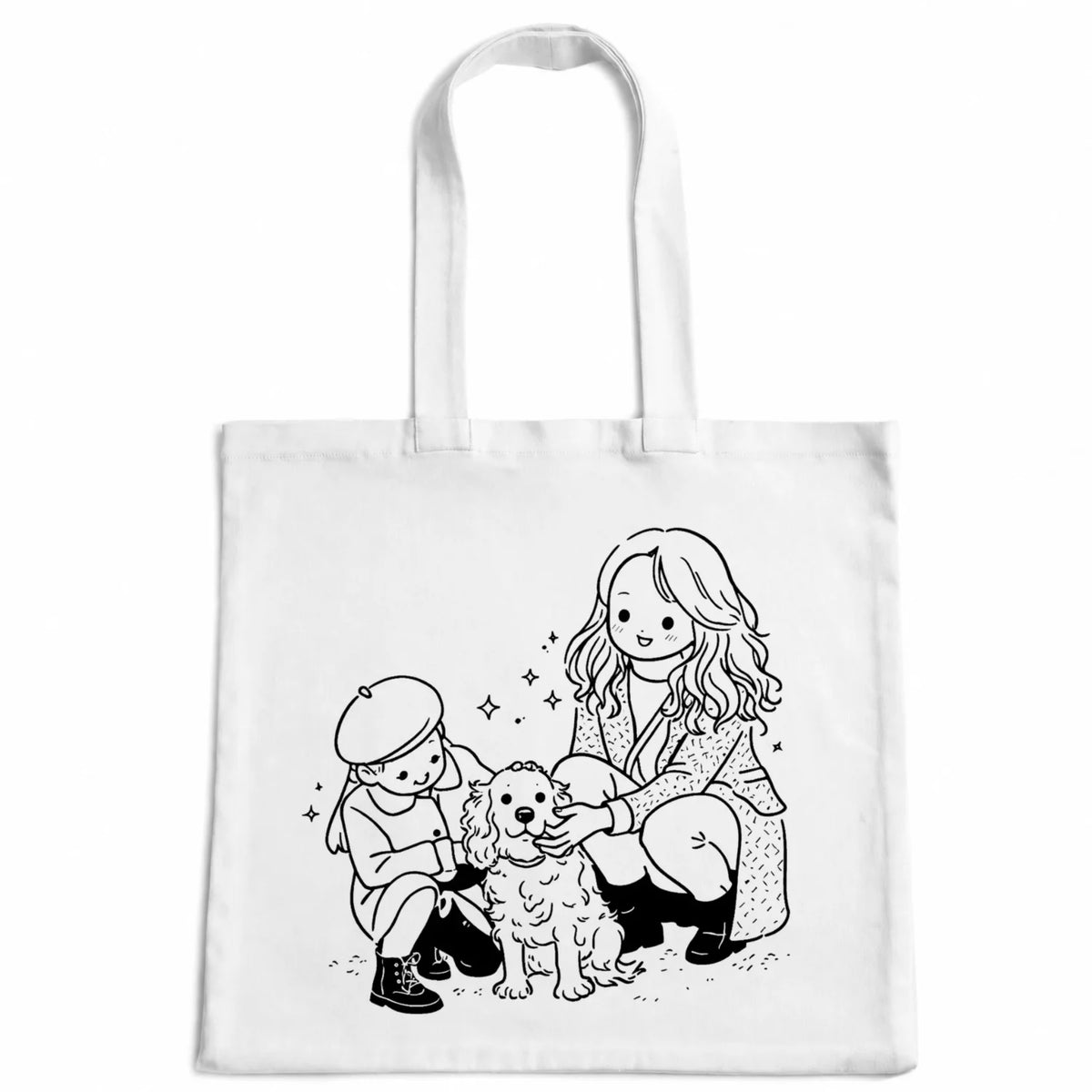 Tote bag personnalisé "Doodle Ink"