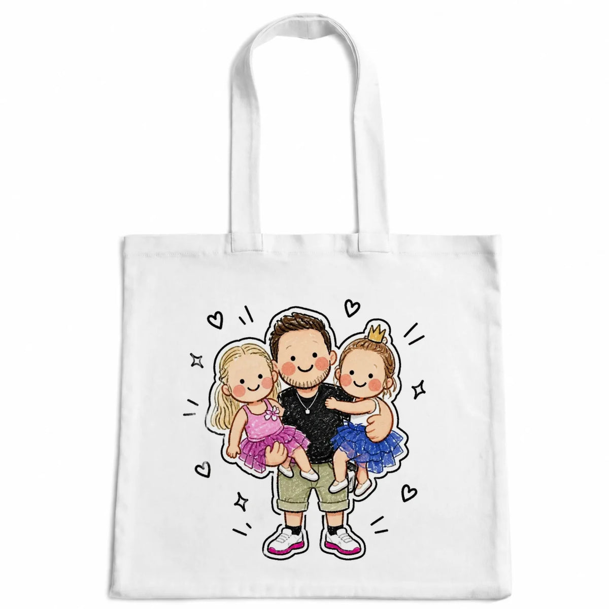 Custom "Cuddle" tote bag