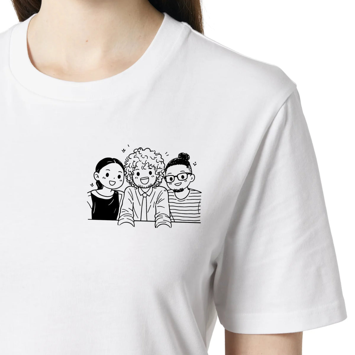 T-shirt personnalisé "Doodle Ink"